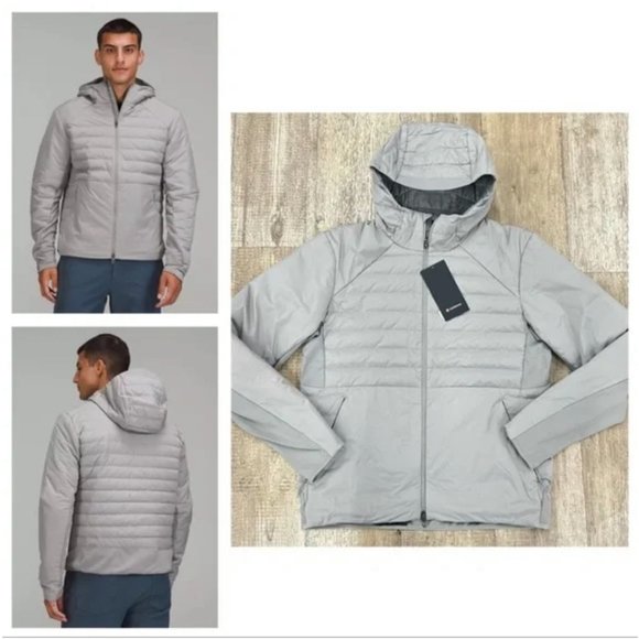 NWT Lululemon Mens Gray Down For It All Hoodie XL - Picture 1 of 3
